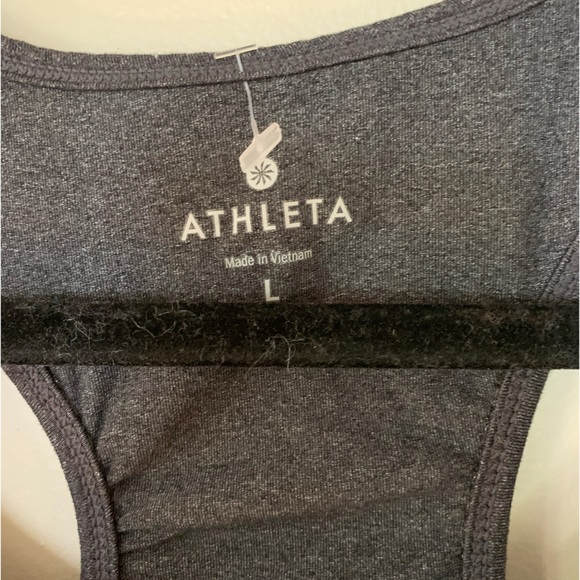 Athleta charcoal gray racerback tank Small - Picture 5 of 8